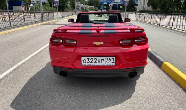 Аренда Chevrolet Camaro Cabrio в Крыму