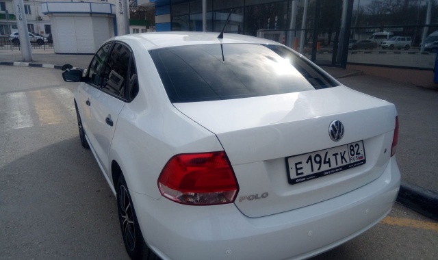 Аренда Volkswagen Polo в Крыму
